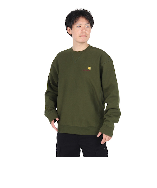 カーハート（CARHARTT）アメリカン スクリプト スウェットシャツ I0254752BRXX24FW