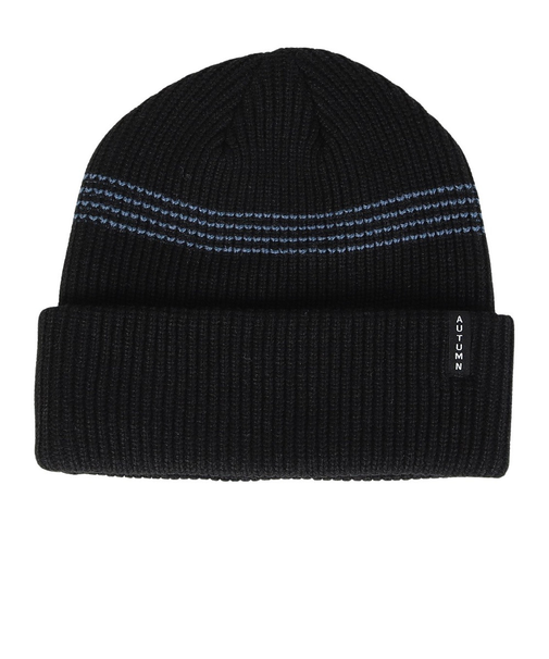 ビーニー ニット帽 AT24 MINI STRIPE BK/BL