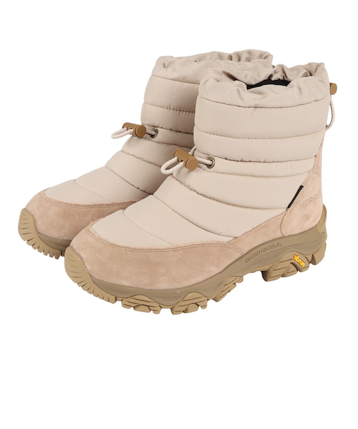 メレル(MERRELL)スニーカー アウトドアシューズ コールドパック 3 ゼロ サーモ トール ウォータープルーフ J5006771 CAMEL