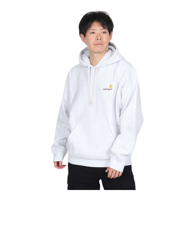 カーハート(CARHARTT)フーデッド アメリカン スクリプト スウェットシャツ I028279482XX24FW