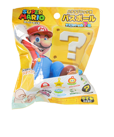 スーパーマリオ（Super mario）スーパーマリオ バスボール ハテナブロック型 MBS-1141-24 ゆずの香り
