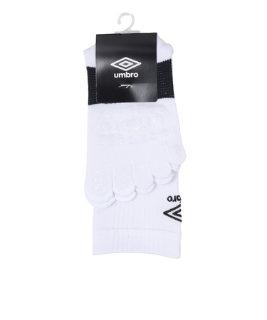 アンブロ（UMBRO）サッカー ソックス 靴下 五本指ミドルソックス UAS8422 WBK 24 22-24cm