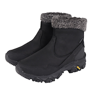 メレル(MERRELL)スニーカー アウトドアシューズ コールドパック 3 サーモ ミッド ジップ ウォータープルーフ 037396 BLK
