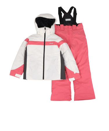 フェニックス（PHENIX）ジュニア カーブラインスリーブス ツーピース 上下セット ESG242P93 WHITE