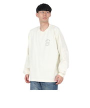 マンハッタンポーテージ（ManhattanPortage）ロングスリーブ プリント Tシャツ 24FW-MP-M592 IVORY
