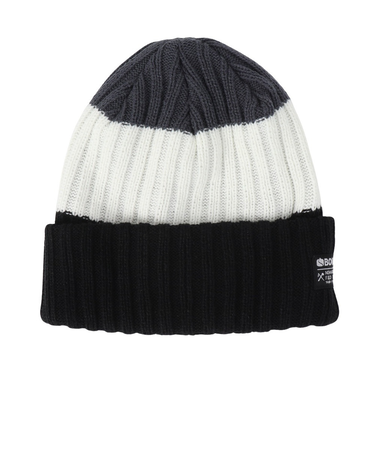 ボンファイア（Bonfire）帽子 ボーダー リブ カフ 20BNF4FST2345 BLK 黒 フリーサイズ