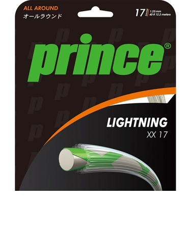 プリンス（PRINCE）硬式テニスストリング ライトニングXX 17 クリア