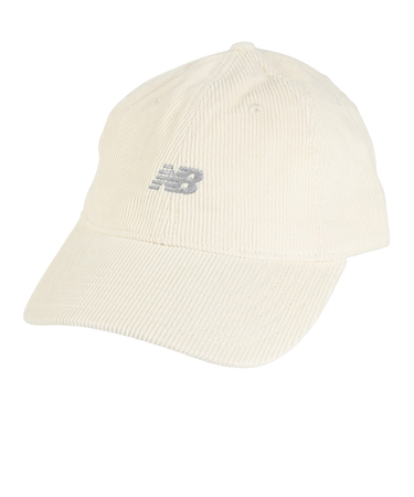 ニューバランス（new balance）帽子 6パネルウォッシュドコーデュロイキャップ LAH43005LIN オフホワイト フリーサイズ