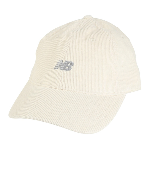 ニューバランス（new balance）帽子 6パネルウォッシュドコーデュロイキャップ LAH43005LIN オフホワイト フリーサイズ