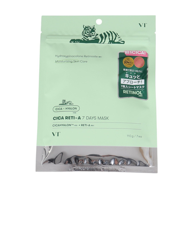 ブイティー コスメティックス（VT COSMETICS）シカレチA セブンデイズマスク 7枚入り