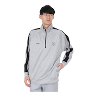 ザ・ワープ・バイ・エネーレ（The Warp By Ennerre）SPACER KNIT TRACK プルオーバースウェット WB3SJY07 GRY