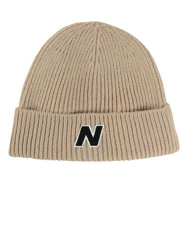 ニューバランス（new balance）帽子 Winter ウォッチマン ブロック N ビーニー LAH33003SOT 茶色 フリーサイズ 保温