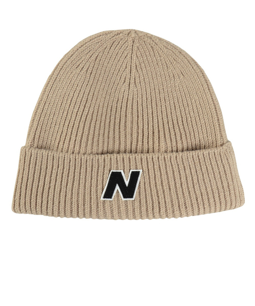 ニューバランス（new balance）帽子 Winter ウォッチマン ブロック N ビーニー LAH33003SOT 茶色 フリーサイズ 保温