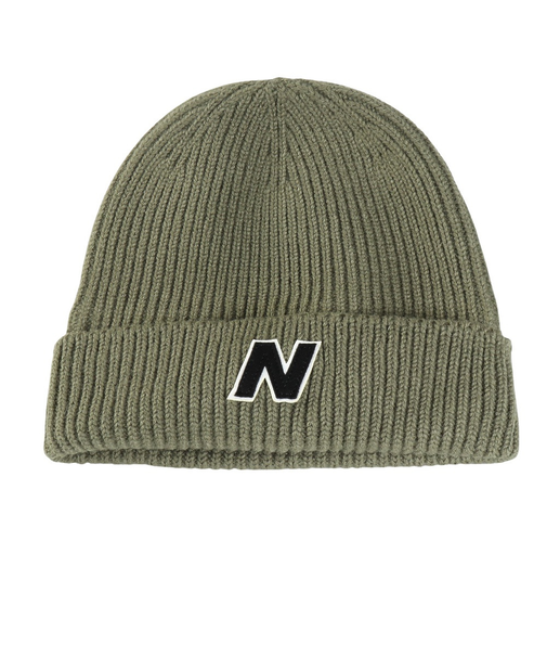ニューバランス（new balance）帽子 Winter ウォッチマン ブロック N ビーニー LAH33003DEK オリーブ フリーサイズ 保温