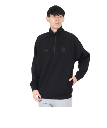 ザ・ワープ・バイ・エネーレ(The Warp By Ennerre)SPACER KNIT TRACK プルオーバースウェット WB3SJY07 BLK