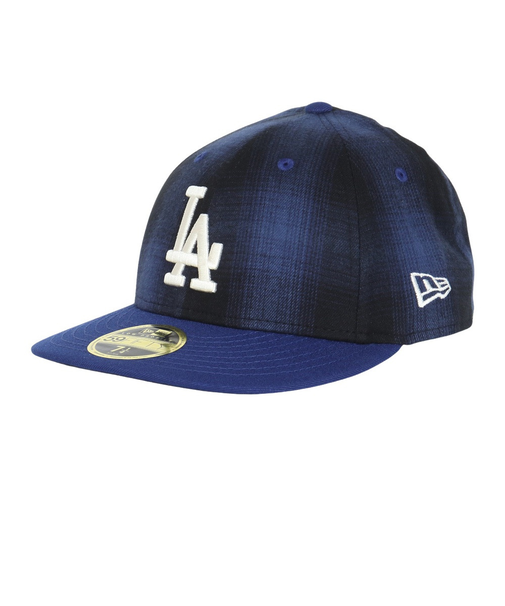 ニューエラ（NEW ERA）帽子 LP 59FIFTY MLB Ombre Check ロサンゼルス・ドジャース 14307322 ロイヤルブルー S-Lサイ…