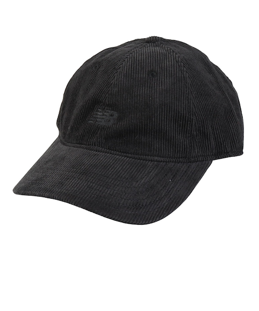 ニューバランス（new balance）帽子 6パネルウォッシュドコーデュロイキャップ LAH43005BK 黒 フリーサイズ