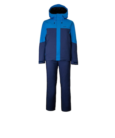 フェニックス(PHENIX)カラーブロック ツーピース スキーウェア上下セット PSM242P40 ITALIAN BLUE