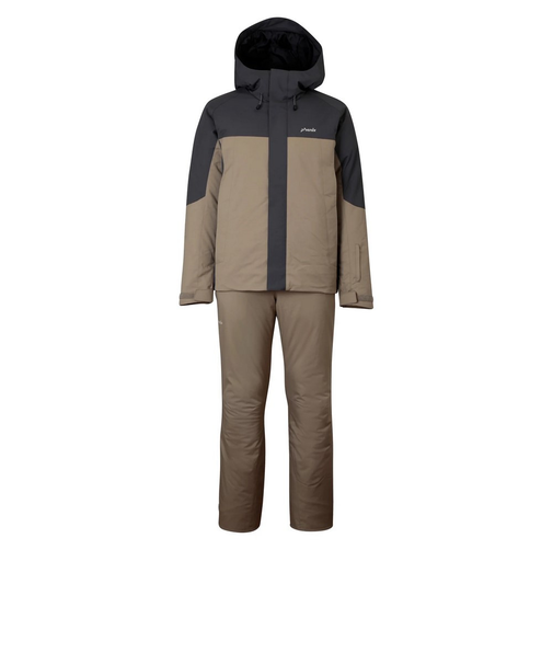 フェニックス(PHENIX)カラーブロック ツーピース スキーウェア上下セット PSM242P40 CHARCOALGRAY