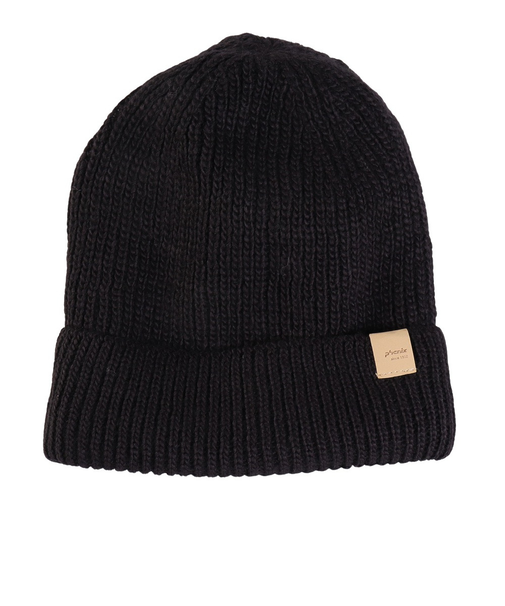 PHENIX（PHENIX）フリースライニング ベーシックニットハット ESM24HW14 BLACK