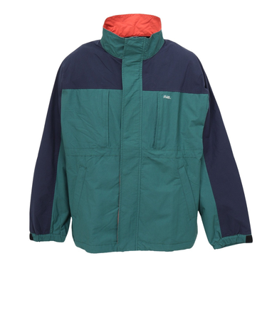 切替 スタンドネック ジャケット BU2415801:65:GREEN