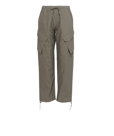コットン ナイロン イージーカーゴ パンツ BU2415809:69:KHAKI