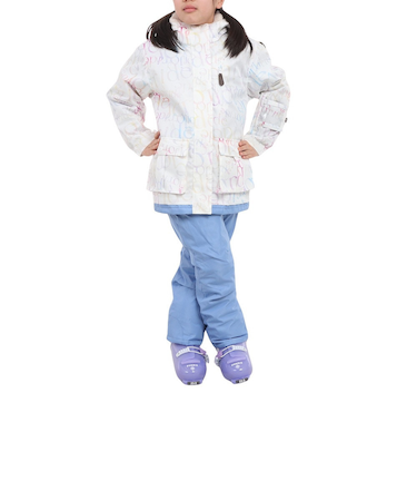 ジョイライド（JOYRIDE）ジュニア スキーウエア 上下セット ガールズスーツ JOG-4312-WHT