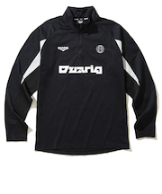 デュアリグ（DUARIG）サッカーウェア ニット ハーフジップ ジャケット 4F0010-SCWR-741CD BLK