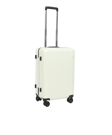 ストッパー付き キャリーケース M 8454-09 50L 旅行 スーツケース 白