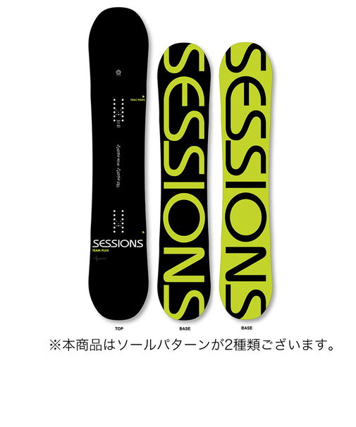 セッションズ（SESSIONS）スノーボード板 24-25 TEAM PLUS 24100265 BLK
