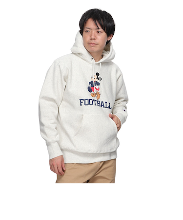 チャンピオン-ヘリテイジ（CHAMPION-HERITAGE）リバースウィーブ フーデッドスウェットシャツ DISNEY FOOTBALL C3-A131 8…