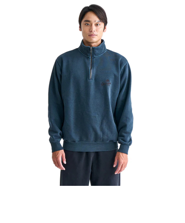 クイックシルバー（Quiksilver）PALM SCRIPT ハーフジップスウェット 24FWQZP244061NVY