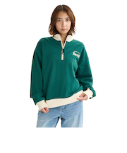 ロキシー（ROXY）速乾 UVカット ハーフジップ スウェット KEEP IT REAL STAND 24FWRZP244038DGR