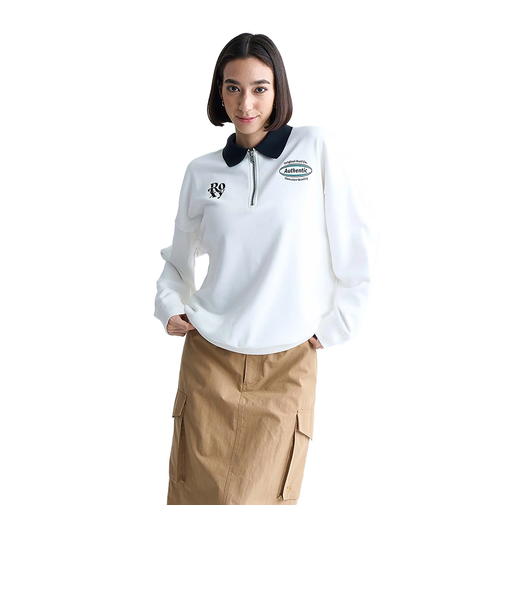 ロキシー（ROXY）BE YOU ハーフジップ フリース シャツ 24FWRZP244031BWH