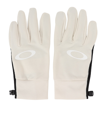 オークリー（OAKLEY）Latitude フリース グローブ FOS901342-13B オフホワイト S-Lサイズ タッチパネル対応