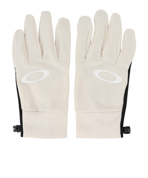 オークリー（OAKLEY）Latitude フリース グローブ FOS901342-13B オフホワイト S-Lサイズ タッチパネル対応