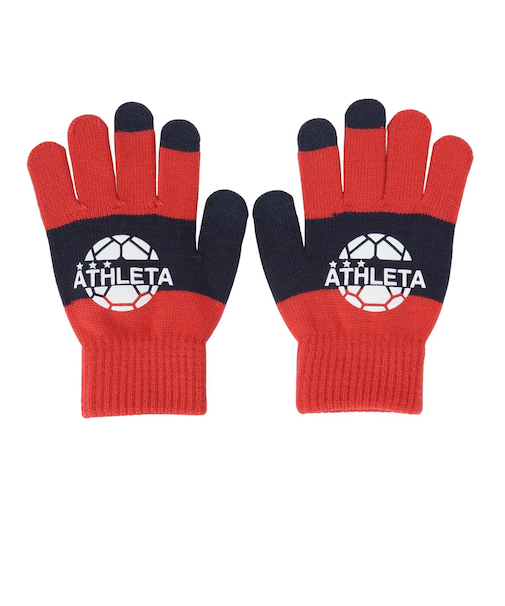 アスレタ（ATHLETA）ジュニア サッカー 手袋 フィールド ニットグローブ XE-459J FRE