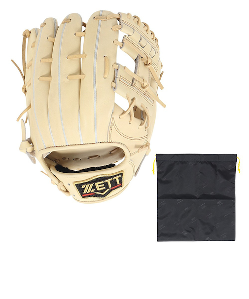 ゼット（ZETT）軟式用グラブ 内野手 野球グローブ 一般 プロステイタス 源田壮亮選手モデル PROSTATUS BRGB30565-3200