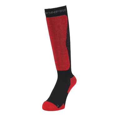ボンファイア（Bonfire）ウール ソックス 60BNF4FOK2349 RED