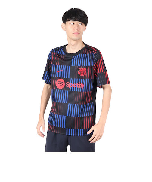 ナイキ（NIKE）FC バルセロナ プレマッチ ドライフィット ACDPR ショートスリーブトップス K AW FV1194-011