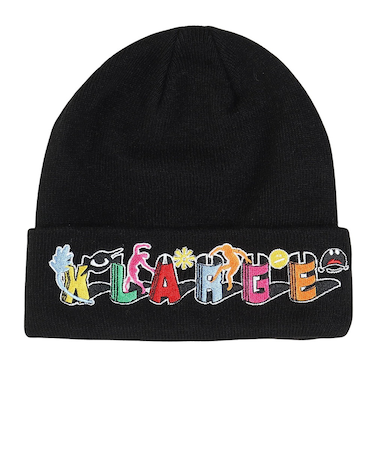 エクストララージ（XLARGE）ODD MOTIFS カフビーニー 101244051002-BLACK
