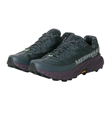 メレル（MERRELL）レザースニーカー カジュアルシューズ AGILITY PEAK 5 ゴアテックス J068187 SLATE