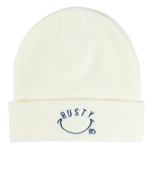 ラスティ（RUSTY）ワンポイント ビーニー 953906WHT
