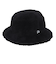 ニューエラ（NEW ERA）帽子 バケット01 ミンクフリース 14307410 黒 Mサイズ