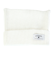 ねこみみ ニット帽 アイボリー 88001 白