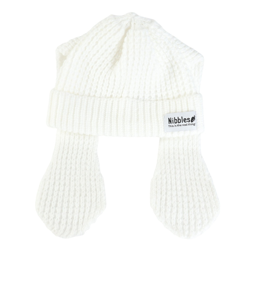 うさみみ ニット帽 アイボリー 88005 白