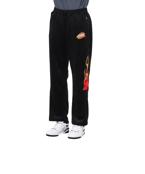 エクストララージ（XLARGE）VELOUR トラック パンツ 101244031006-BLACK
