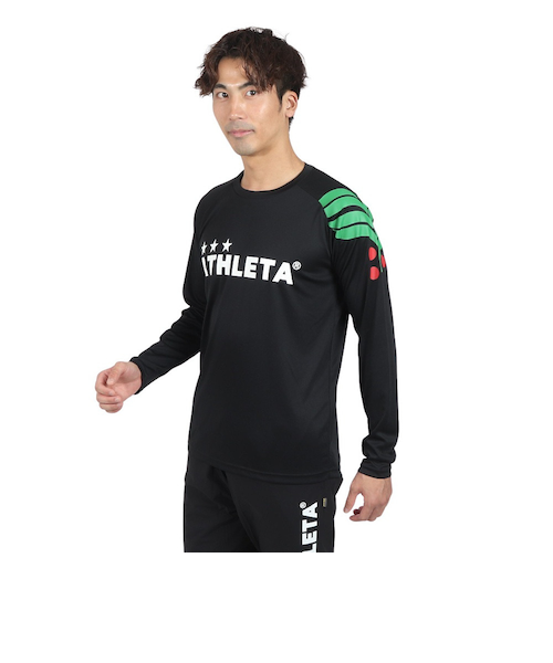 新品限定完売！アスレタフットサル長袖プラックティスシャツLL/サッカーピンク 1540000427494_0101.jpg