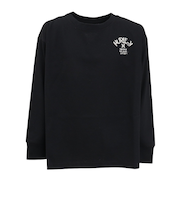 ハーレー（HURLEY）ジュニア オーバーサイズド ピザ ロングスリーブ Tシャツ BCLS242003-BLK