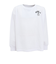 ハーレー（HURLEY）ジュニア オーバーサイズド ピザ ロングスリーブ Tシャツ BCLS242003-WHT